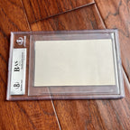 BUZZ ALDRIN * Beckett BAS * Full Signature Autograph Index card Signed Apollo 11