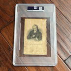 WILLIAM HENRY HARRISON * PSA * Scarce Autograph ENGRAVING Portrait Signed Image