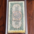 WINSTON S. CHURCHILL * Yalta Conference SIGNED RUSSIAN RUBLE Autograph PSA