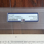 JOHN F. KENNEDY * PSA * Autograph WHITE HOUSE Letter Signed 1 Month Before Death
