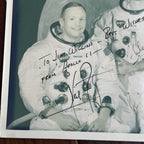 APOLLO 11 * PSA * Type 1 Crew Signed Red Number Photo Autograph Neil Armstrong