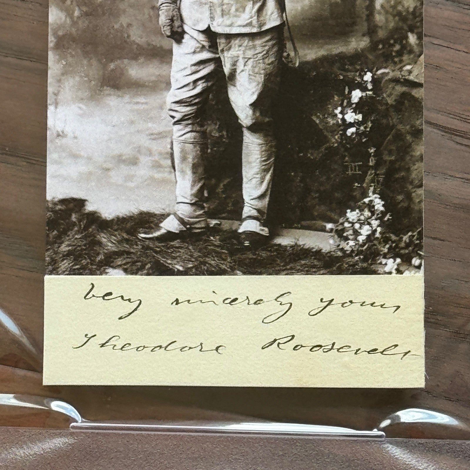 THEODORE ROOSEVELT * PSA * Autograph Cut FULL SIGNATURE Rough Rider Card Signed