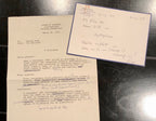 George HW Bush PSA/DNA Handwritten AUTOGRAPH "front runner" Note + correx SIGNED