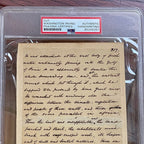 WASHINGTON IRVING * Manuscript Autograph Draft For COLUMBUS Bio Book Not Signed