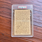 WASHINGTON IRVING * Manuscript Autograph Draft For COLUMBUS Bio Book Not Signed
