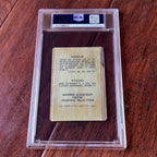 APOLLO 11 * PSA * NASA Mission Control Badge 1969 Moon Landing Dated Ticket