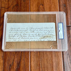 ABRAHAM LINCOLN * PSA * Handwritten LEGAL CASE Cut from an Autograph Doc Signed