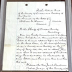 PAT GARRETT * PSA * Signed 1881 Billy the Kid Lawman Autograph SHERIFF Subpoena