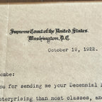 WILLIAM H. TAFT * PSA * Autograph SUPREME COURT Letter SIGNED to "John Marshall"