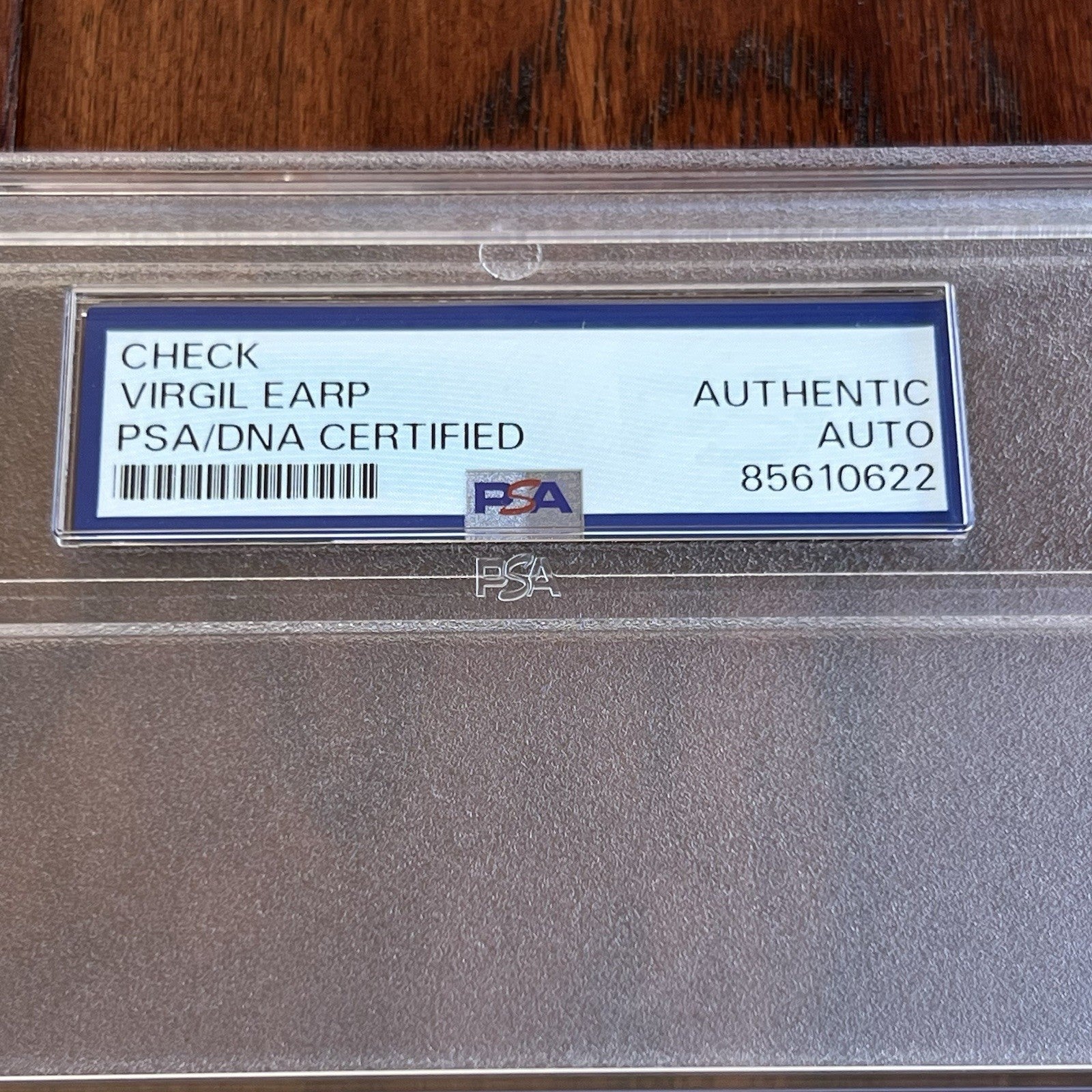 VIRGIL EARP * PSA * OK CORRAL Marshal AUTOGRAPH Loan Document SIGNED WYATT Bro