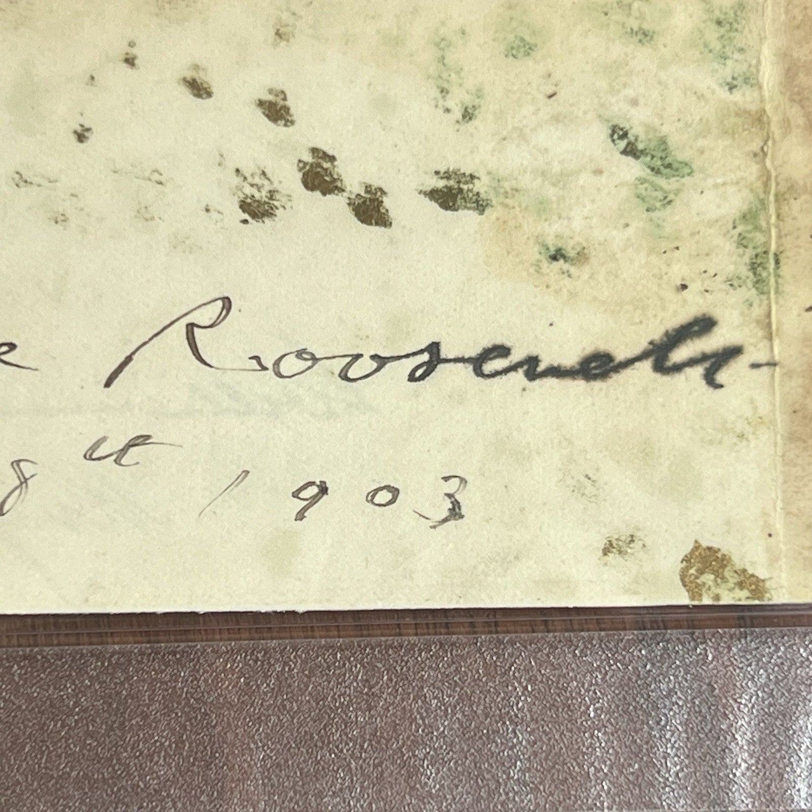 THEODORE ROOSEVELT & WILLIAM McKINLEY * PSA & JSA * Autograph Album Page SIGNED