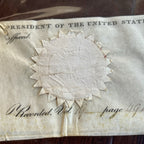 ANDREW JACKSON * PSA * Autograph Cut LAND GRANT Signed as President Signature