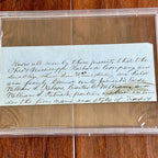 ABRAHAM LINCOLN * PSA * Handwritten LEGAL CASE Cut from an Autograph Doc Signed