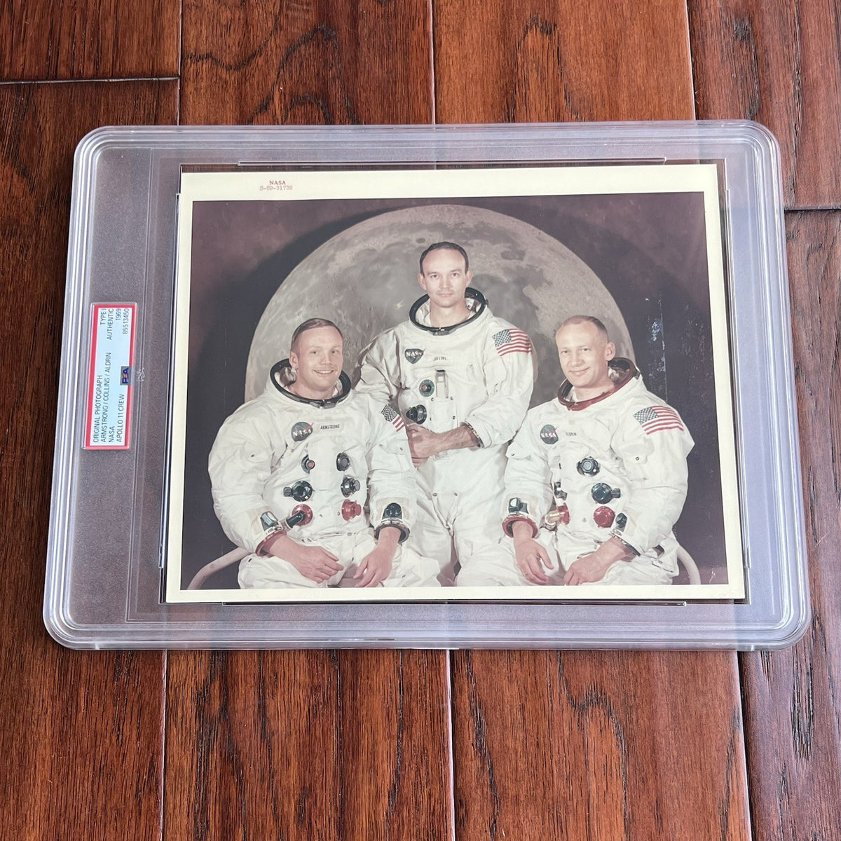 APOLLO 11 CREW * PSA TYPE 1 PHOTOGRAPH * NASA  1969 Neil Armstrong S6931739