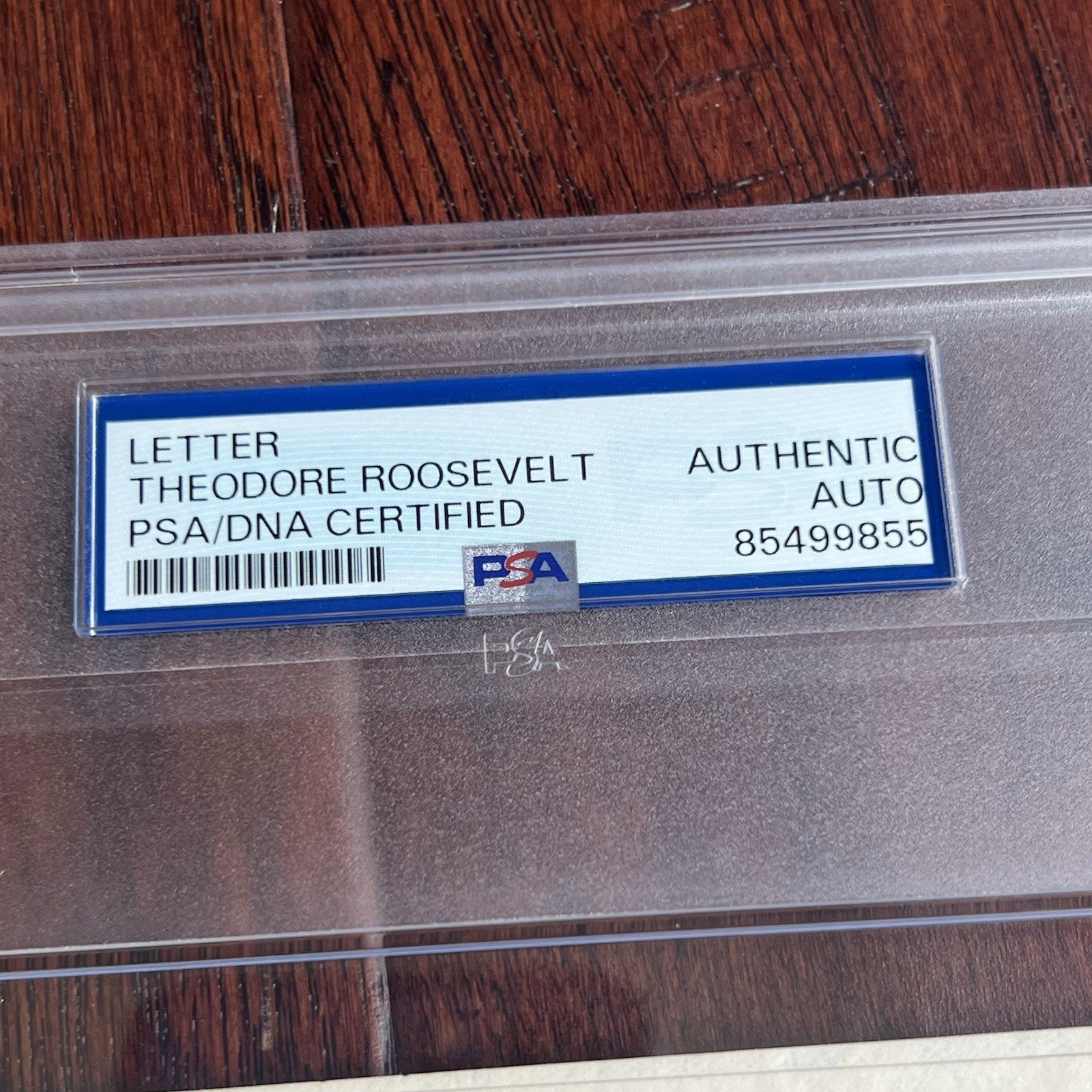 THEODORE ROOSEVELT * PSA * Autograph WHITE HOUSE Letter SIGNED as PRESIDENT