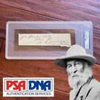 WALT WHITMAN * PSA/DNA * Autograph CUT SIGNATURE Signed * "Leaves of Grass" POET