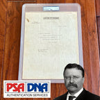 THEODORE ROOSEVELT * PSA * Autograph METROPOLITAN Letter Signed * 1916