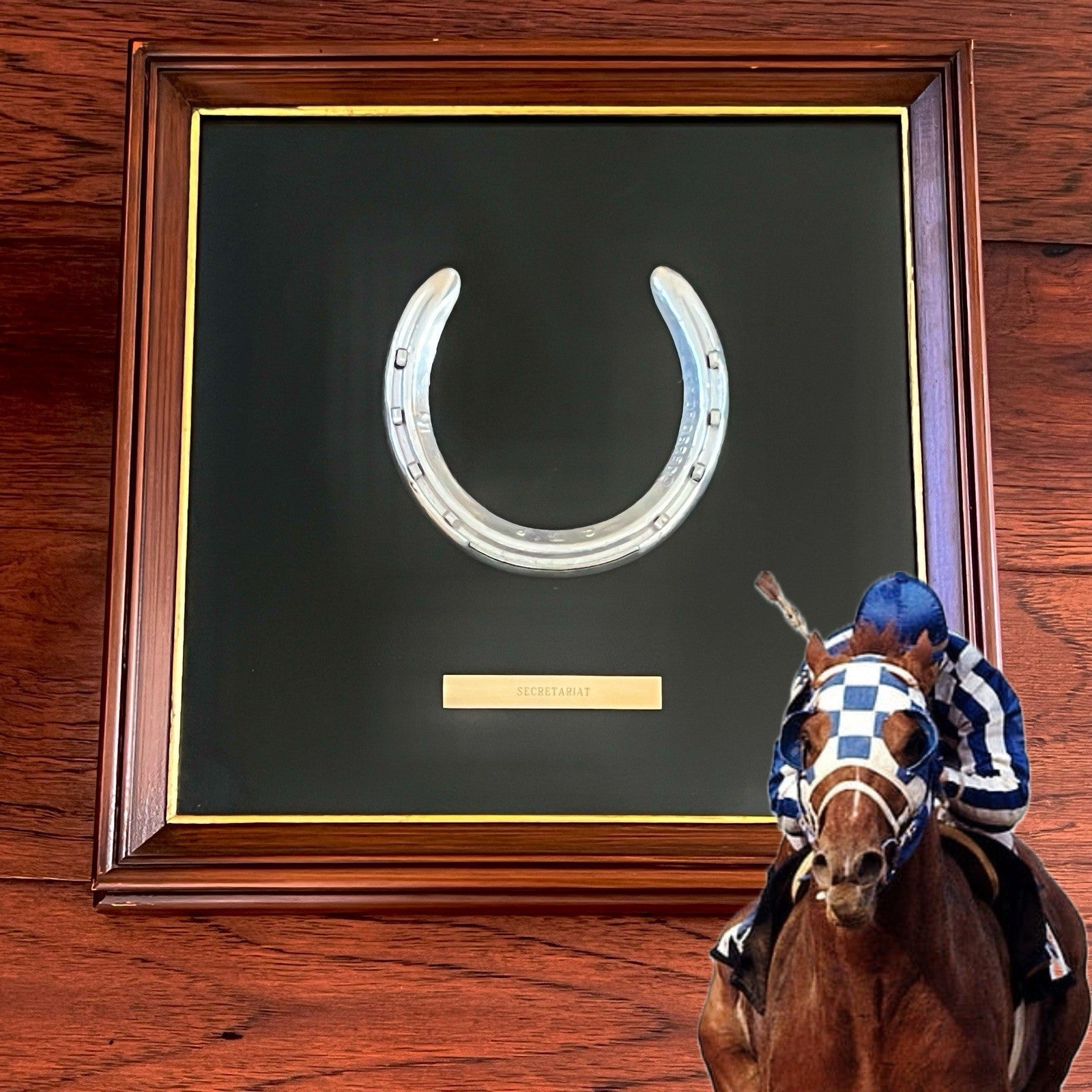 SECRETARIAT * Owned & Worn HORSESHOE Champion Thoroughbred * CLAIBORNE FARM COA