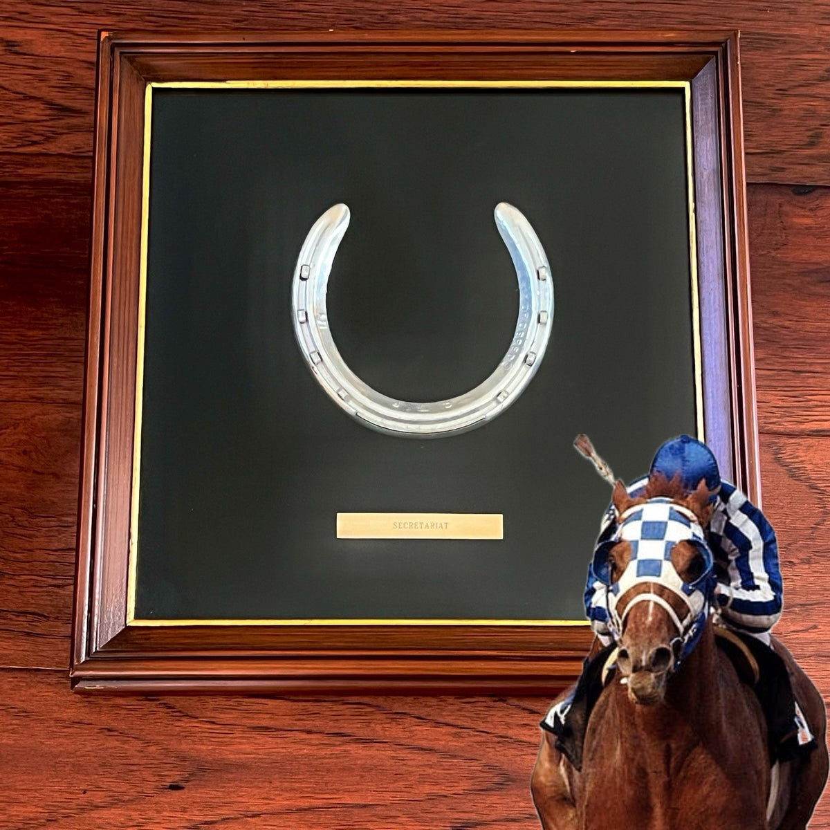 SECRETARIAT * Owned & Worn HORSESHOE Champion Thoroughbred * CLAIBORNE FARM COA