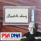 CHARLES SCHULZ * PSA * GEM MINT 10 Autograph Signed * Peanuts * Snoopy