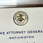 ROBERT F. KENNEDY * PSA * Autograph ATTORNEY GENERAL Business Card Signed * 1962