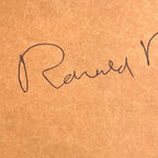 RONALD REAGAN * PSA * Autograph Economic Development Ticket Signed * DISNEYLAND
