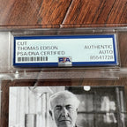 THOMAS EDISON * PSA/DNA * Autograph Cut Signature CUSTOM CARD Signed