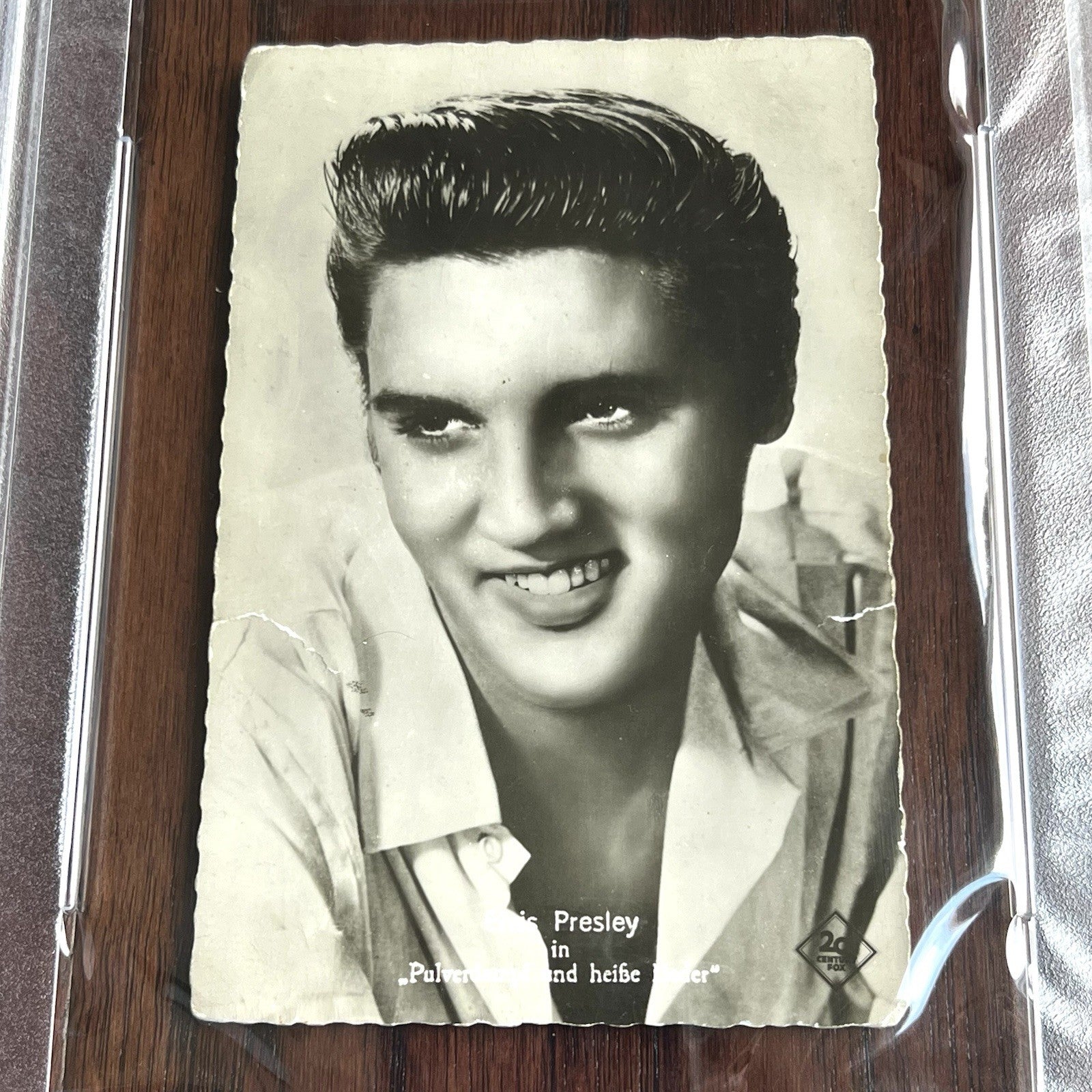 ELVIS PRESLEY * PSA * Autograph LOVING YOU German Postcard Signed * Plus VERNON