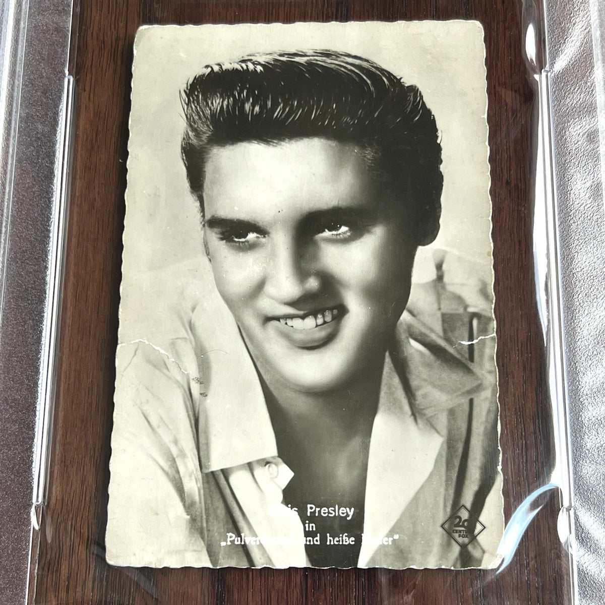 ELVIS PRESLEY * PSA * Autograph LOVING YOU German Postcard Signed * Plus VERNON