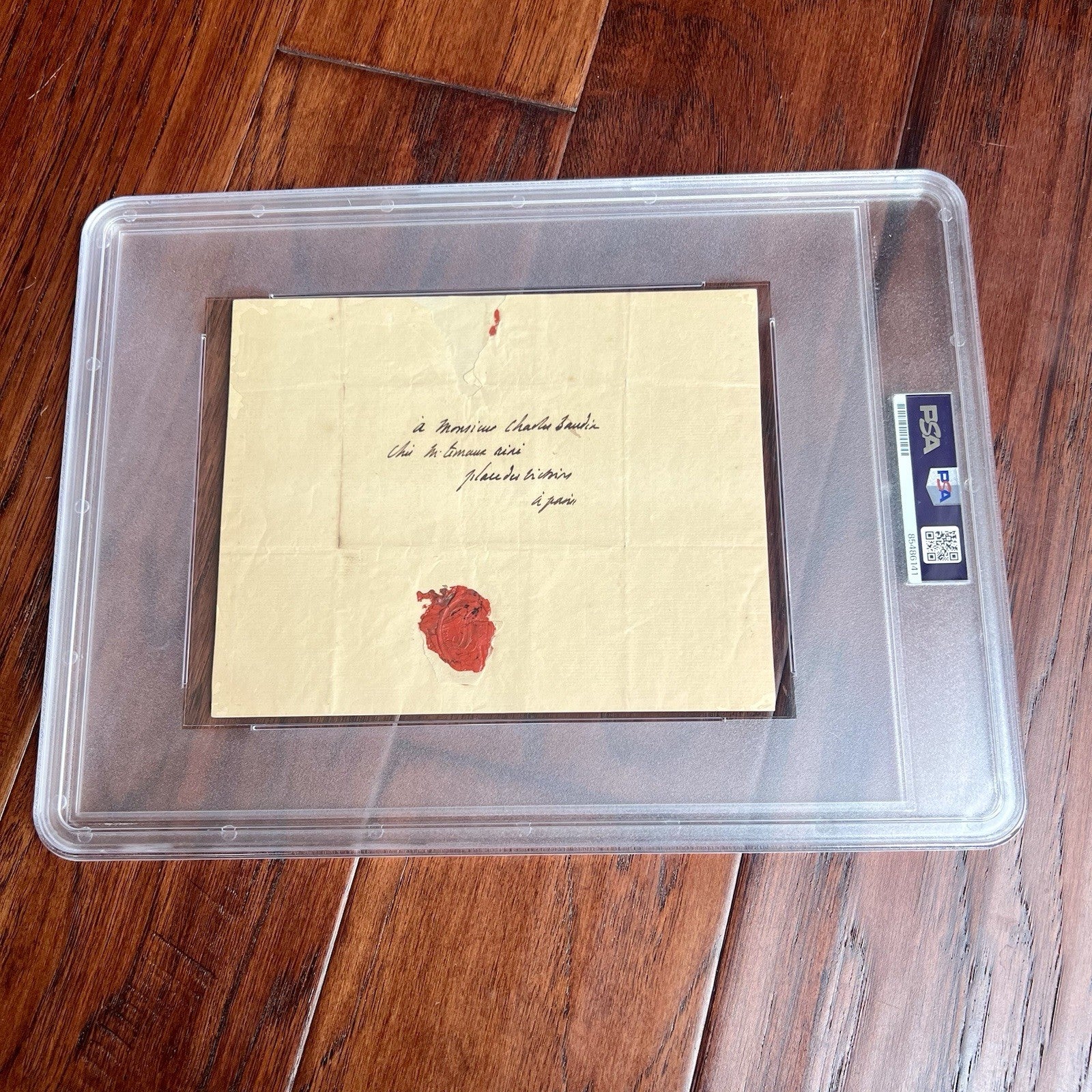 MARQUIS DE LAFAYETTE * PSA * Handwritten Autograph Note re: PRISON REFORM