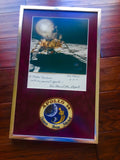 ALAN SHEPARD * Apollo 14 Astronaut * Hand SIGNED LUNAR PHOTO Autograph * NASA