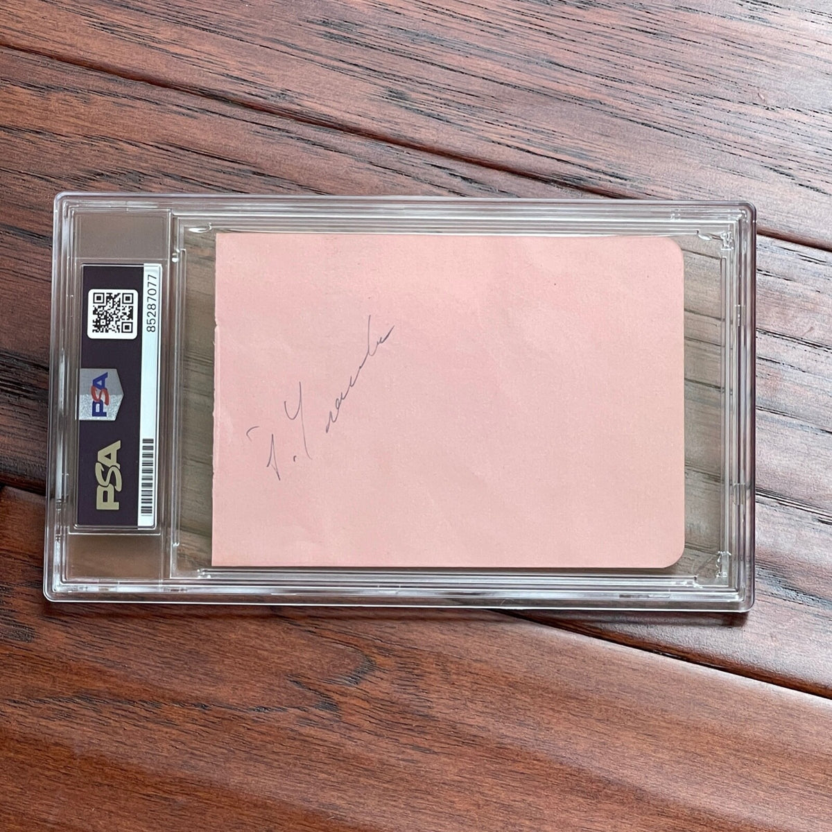 ARTHUR MILLER * PSA/DNA * Autograph Album Page Signed *  CRUCIBLE Playwright