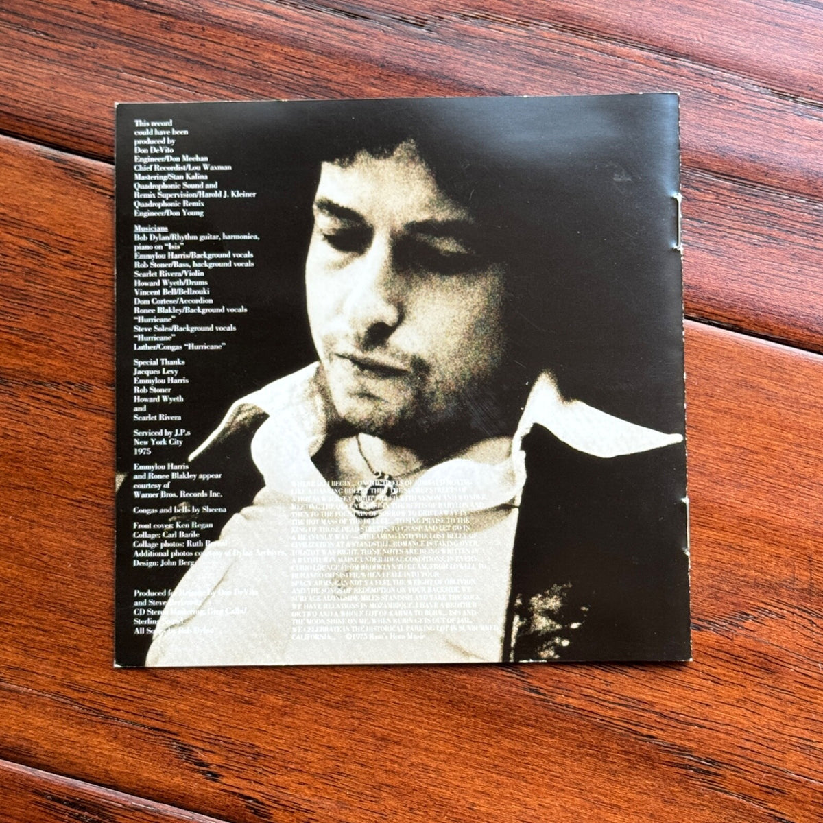 BOB DYLAN * JSA * Autograph "DESIRE" CD Cover Signed * Scarlet Rivera