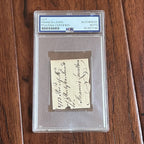 FRANCIS LEWIS * PSA * Autograph Cut Signed * DECLARATION Independence Signer