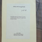 George HW Bush * BAS * Autograph Presidential Portrait BEP Engraving Signed