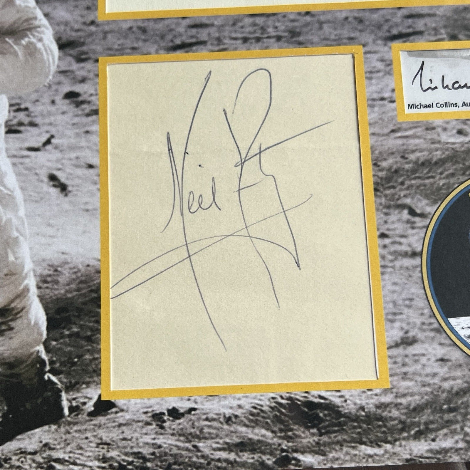 APOLLO 11 * PSA * Crew Signed Card Autographs * Neil Armstrong Aldrin Collins