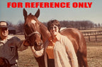SECRETARIAT * Owned & Worn HORSESHOE Champion Thoroughbred * CLAIBORNE FARM COA