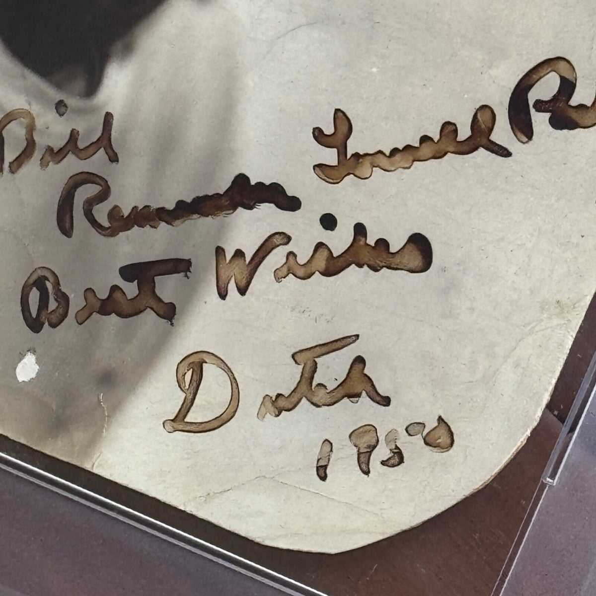 RONALD REAGAN * PSA/DNA * Early Autograph Photo Signed  "Dutch" * 1950
