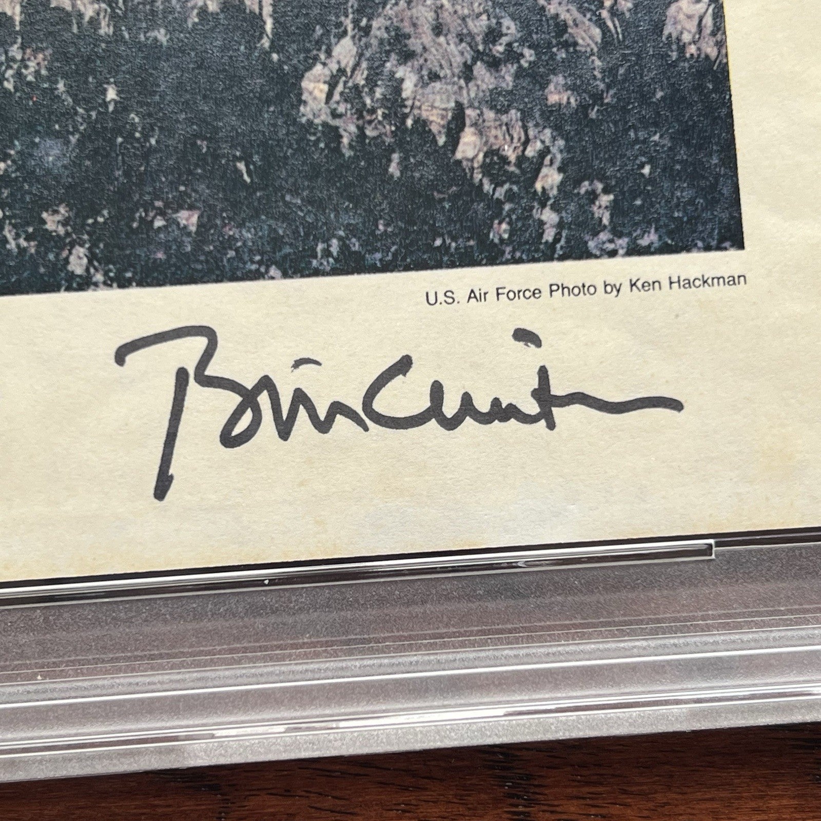 BILL CLINTON * PSA * Air Force One Signed As Pres Photo Autograph * Mt Rushmore