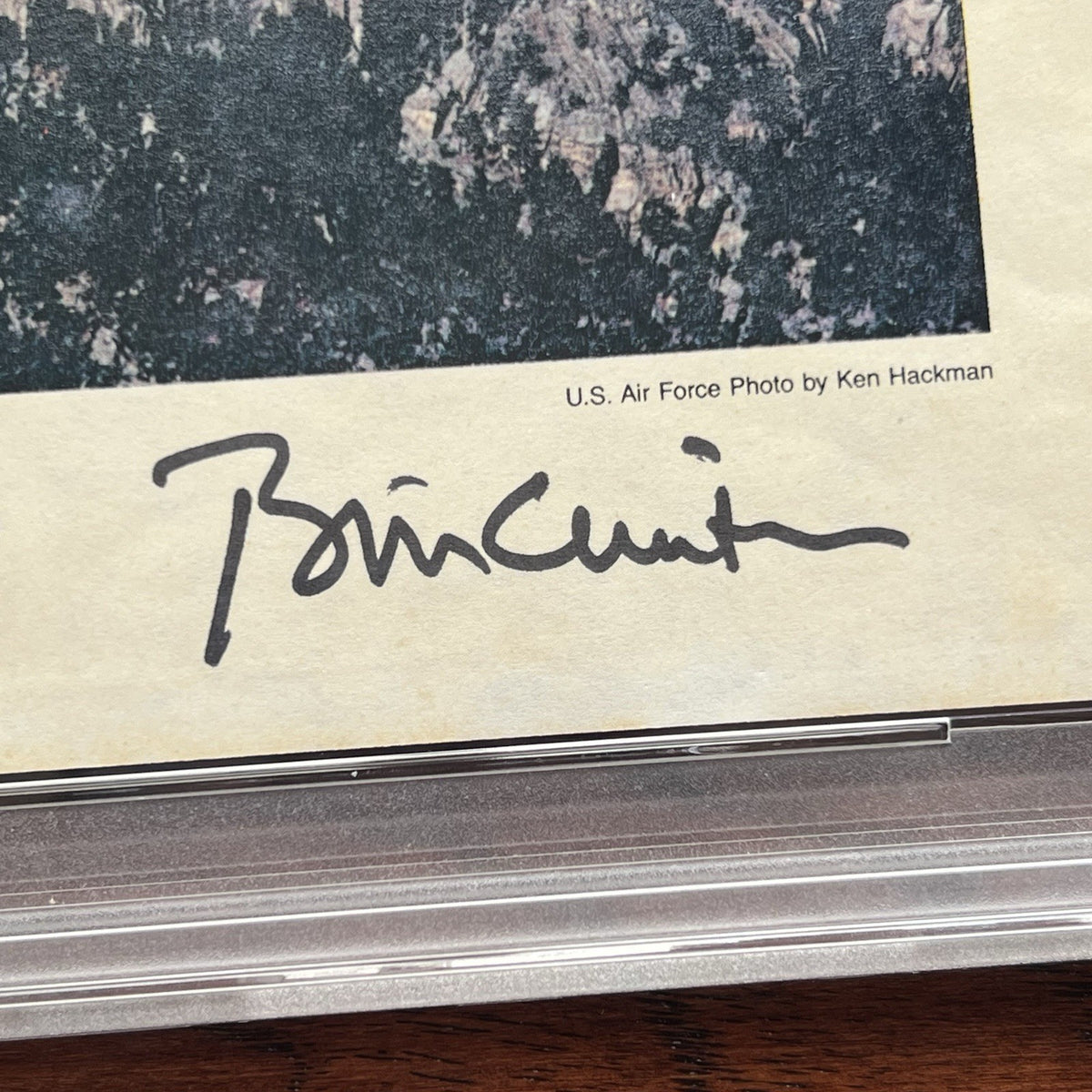 BILL CLINTON * PSA * Air Force One Signed As Pres Photo Autograph * Mt Rushmore