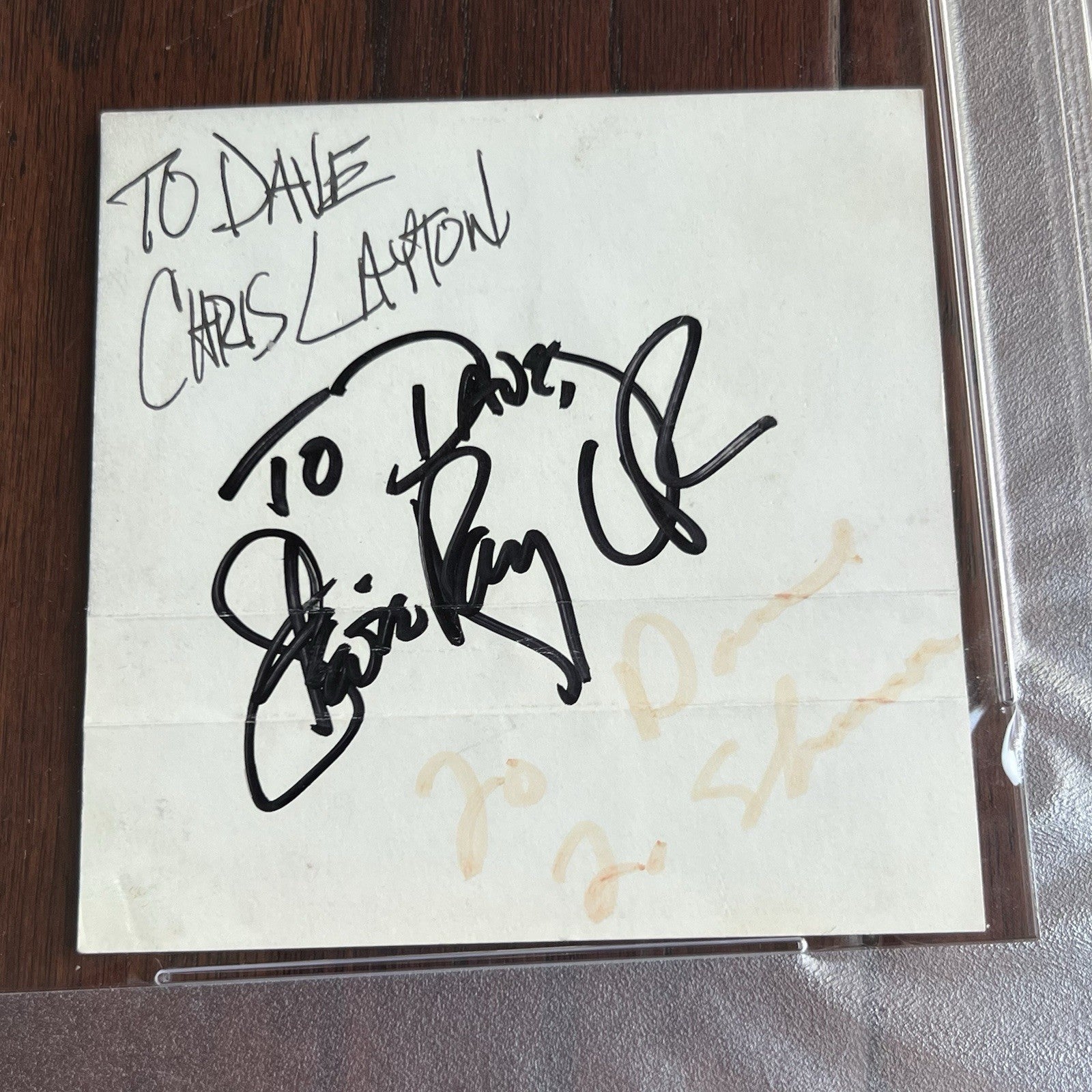 STEVIE RAY VAUGHAN * PSA * Double Trouble BAND Signed CASSETTE Cover Autograph