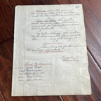 THOMAS EDISON * JSA LOA * AUTOGRAPH 1917 World War 1 Experiments Minutes SIGNED
