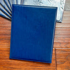 AUTOGRAPH Document + Photo Display Folders * Deluxe Leather Gold Emboss * Qty 10