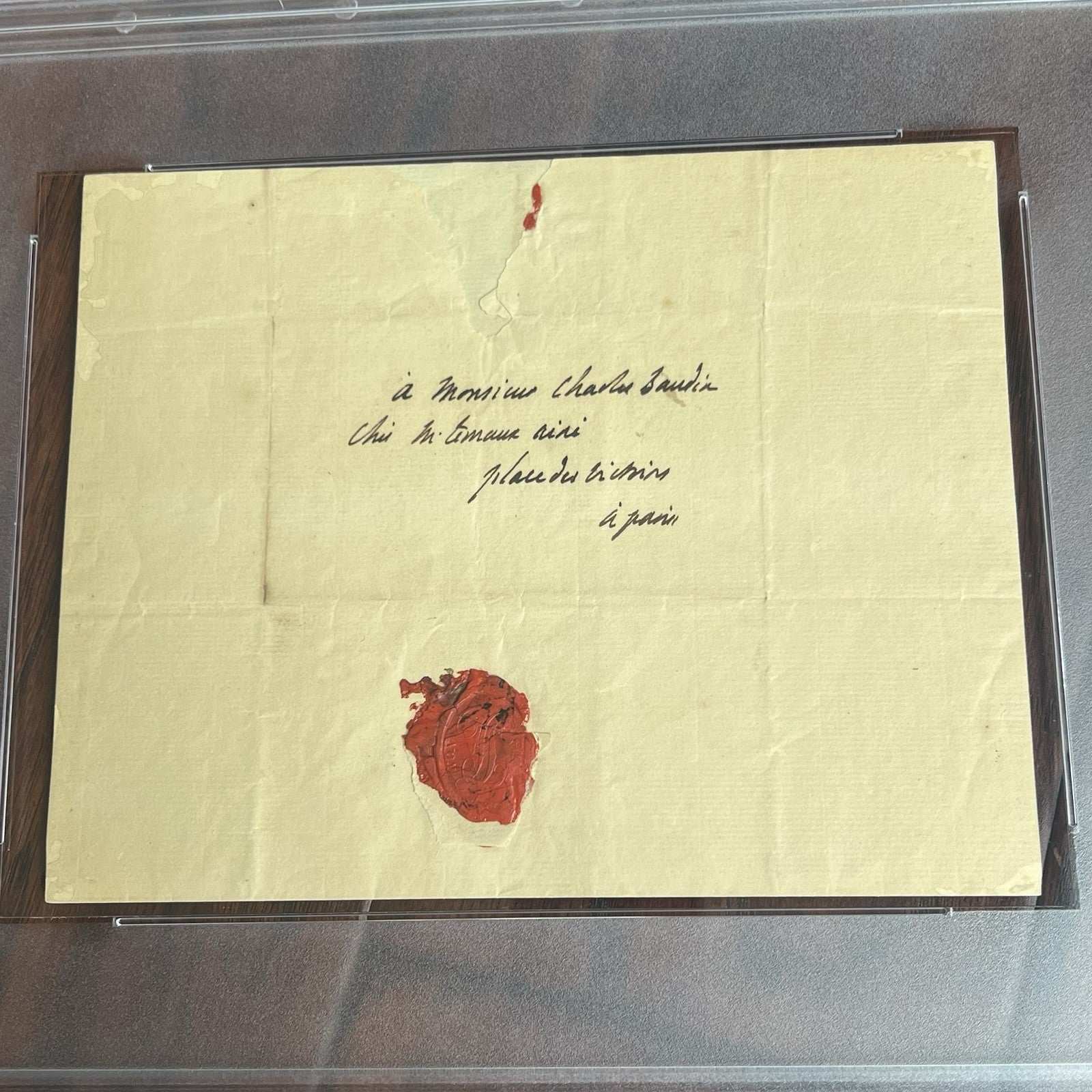 MARQUIS DE LAFAYETTE * PSA * Handwritten Autograph Note re: PRISON REFORM