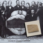 ABRAHAM LINCOLN * ASSASSINATION BEDSHEET Relic * Deathbed Blood Stained Artifact