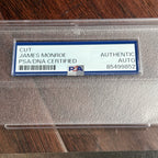 JAMES MONROE * PSA * Autograph Cut Signature CUSTOM CARD Signed