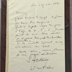 LOUIS PASTEUR * PSA/DNA * Autograph Letter Testing His Vaccine for Pigs Signed