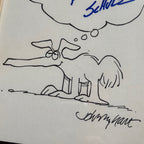 CHARLES M SCHULZ * PSA * Autograph SNOOPY Hand-Drawn MASHUP Signed + "B.C." Hart
