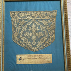 MARIE ANTOINETTE * Lace Nightcap Hand Embroidered By Her Exhibited at Versailles