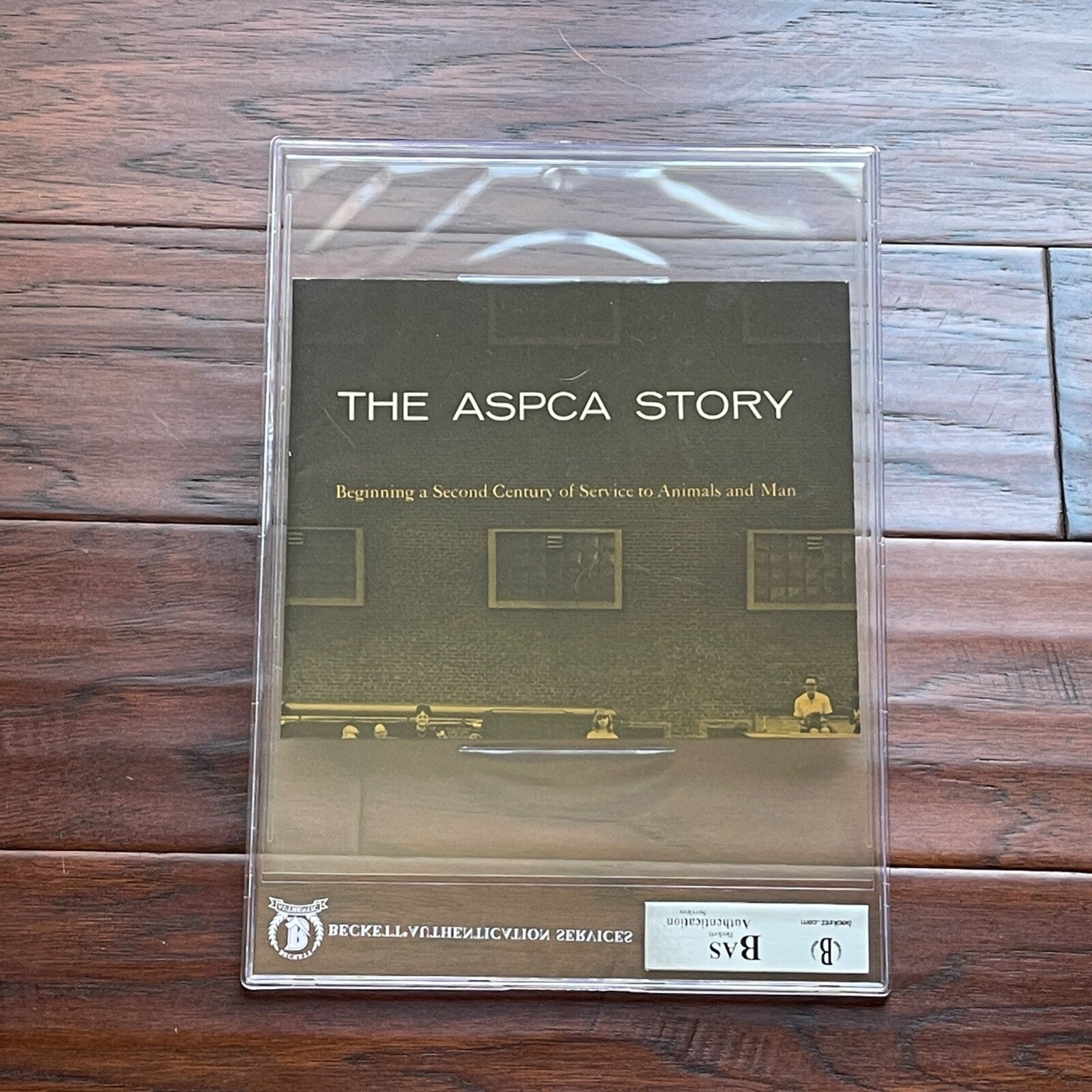 WALT DISNEY * Beckett BAS * Huge 5.5” ASPCA Autograph Cut Signed * UNINSCRIBED